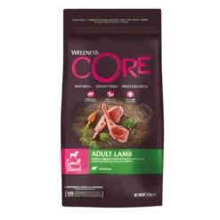 Wellness Core Pequeno Adulto Grão de Cordeiro Alimento gratuito para cães