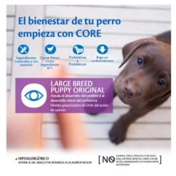 Wellness Core Puppy Large Original Ração de frango para cachorros
