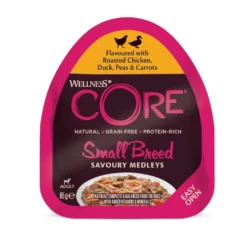 Wellness Core Small Breed Grain Free Frango e Pato terrina para cães