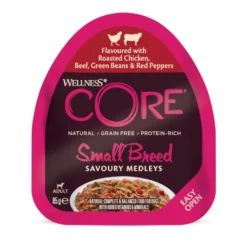 Wellness Core Small Breed Grain Free Frango e Terneira terrina para cães