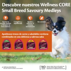 Wellness Core Small Breed Grain Free Frango e Terneira terrina para cães