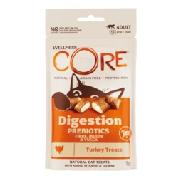 Wellness Core Snack digestivo de peru para gatos
