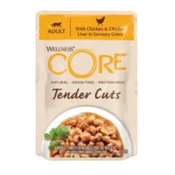 Wellness Core Tender Cuts frango saquetas para gatos