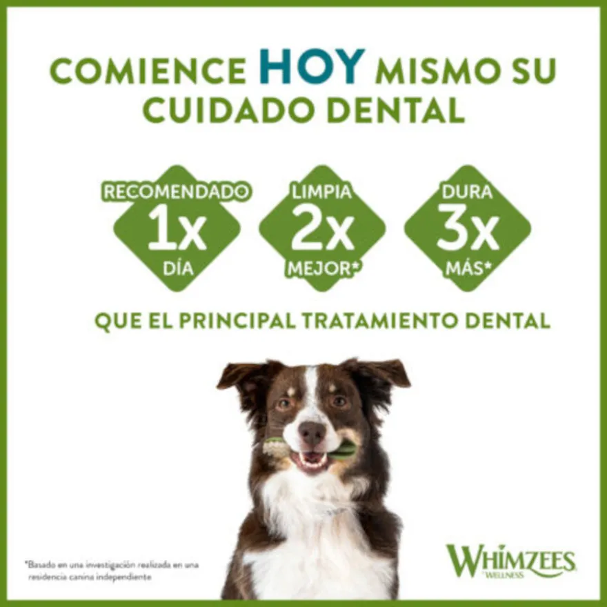 Whimzees Snacks Dentários Crocodilo para cães de porte grande