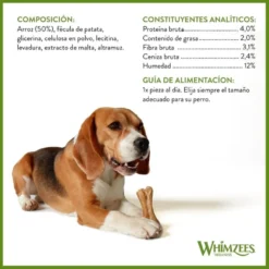 Whimzees Snacks Dentários em Forma de Osso para cães