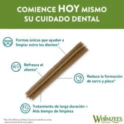 Whimzees Snacks Dentários Stix para cães de raças medias