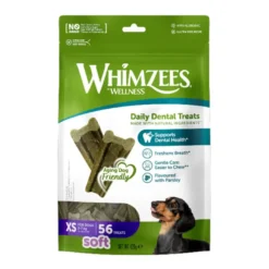 Whimzees Soft Value Bags XS Dental Snacks para cães