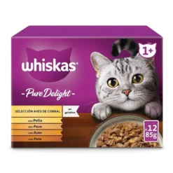 Whiskas Casserole Aves Geleia em Saqueta para Gatos