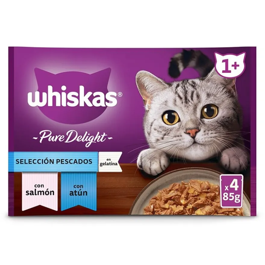 Whiskas Casserole Peixes Geleia em Saqueta para Gatos Adultos