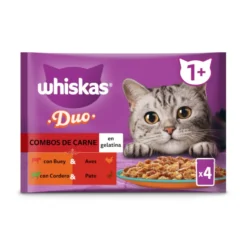 Whiskas Duo Meat Combos Sachê de Geléia para Gatos