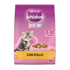 Whiskas Junior Ração de Frango para gatos