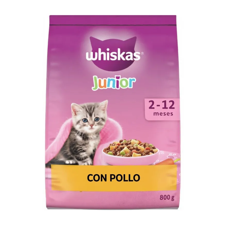 Whiskas Junior Ração de Frango para gatos