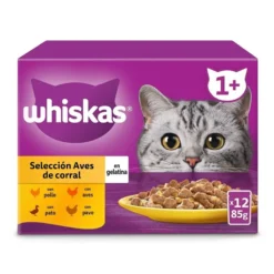 Whiskas Sabor Aves Geleia em Saqueta para Gatos - Multipack