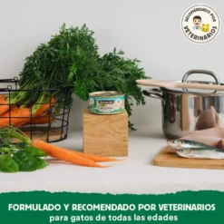 Wild Balance BARF Alimento húmido de peixe e peru em lata para gatos