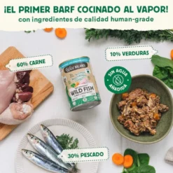 Wild Balance BARF de Peixe e Perú em lata para cães