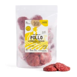 Wild Balance BARF Frango com Legumes Frescos alimentação natural congelada para gatos