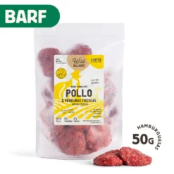 Wild Balance BARF Frango com Legumes Frescos alimentação natural congelada para gatos