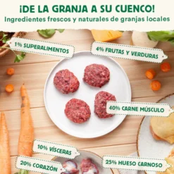 Wild Balance BARF Frango com Legumes Frescos alimentação natural congelada para gatos