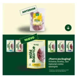 Wild Balance BARF Frango e Legumes alimentação natural congelada para cães