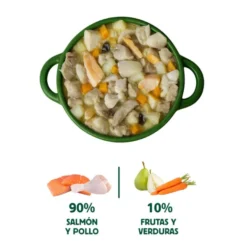 Wild Balance caçarola caseira de salmão, frango e pera para cães