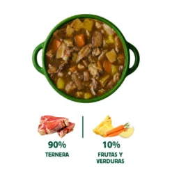 Wild Balance caçarola caseira de vaca e ananás para cães