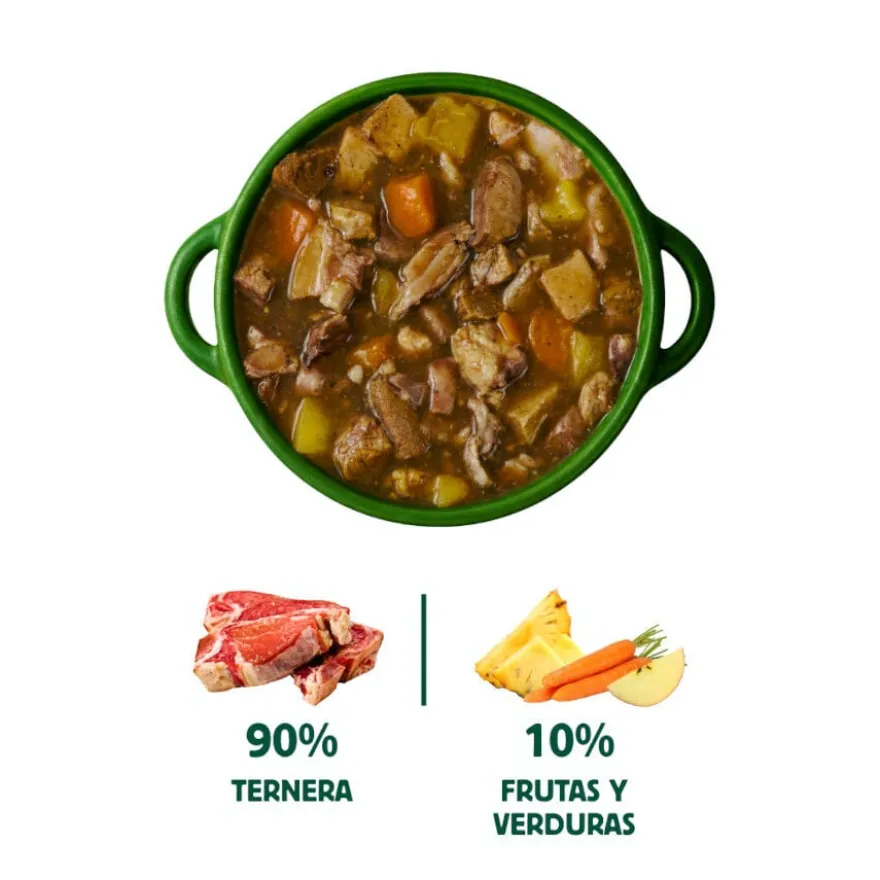 Wild Balance caçarola caseira de vaca e ananás para cães