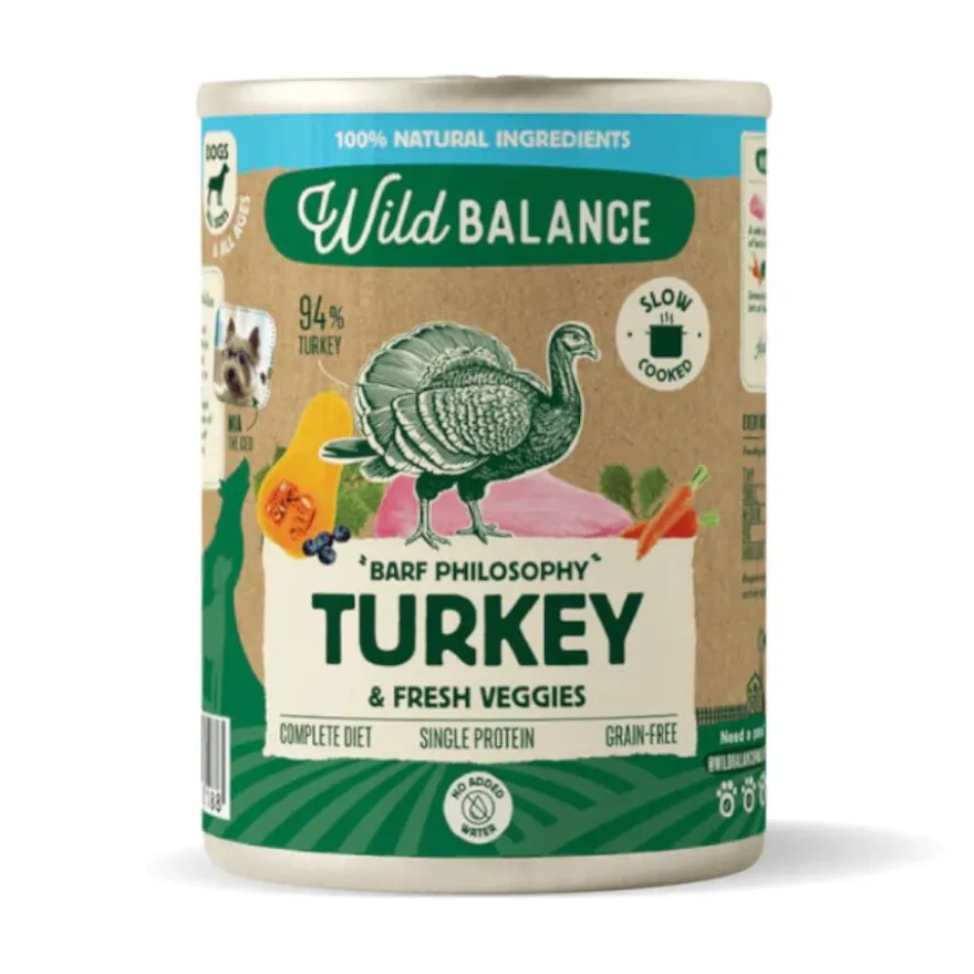 Wild Balance comida húmida BARF natural de peru para cães