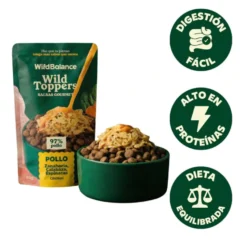 Wild Balance toppers molho de frango para ração de cães