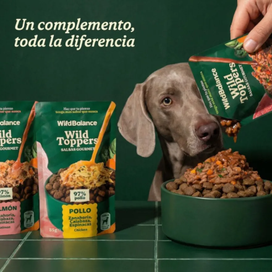 Wild Balance toppers molho de frango para ração de cães