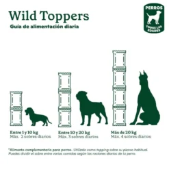 Wild Balance toppers molho de frango para ração de cães