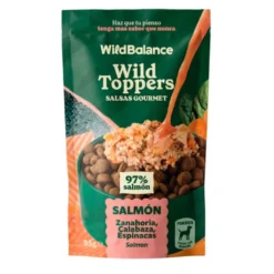 Wild Balance toppers molho de salmão para ração de cães