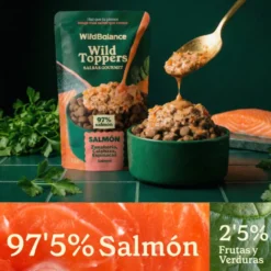 Wild Balance toppers molho de salmão para ração de cães
