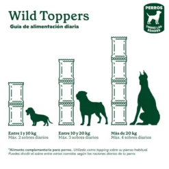 Wild Balance toppers molho de vaca para ração de cães