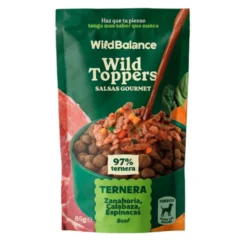 Wild Balance toppers molho de vaca para ração de cães