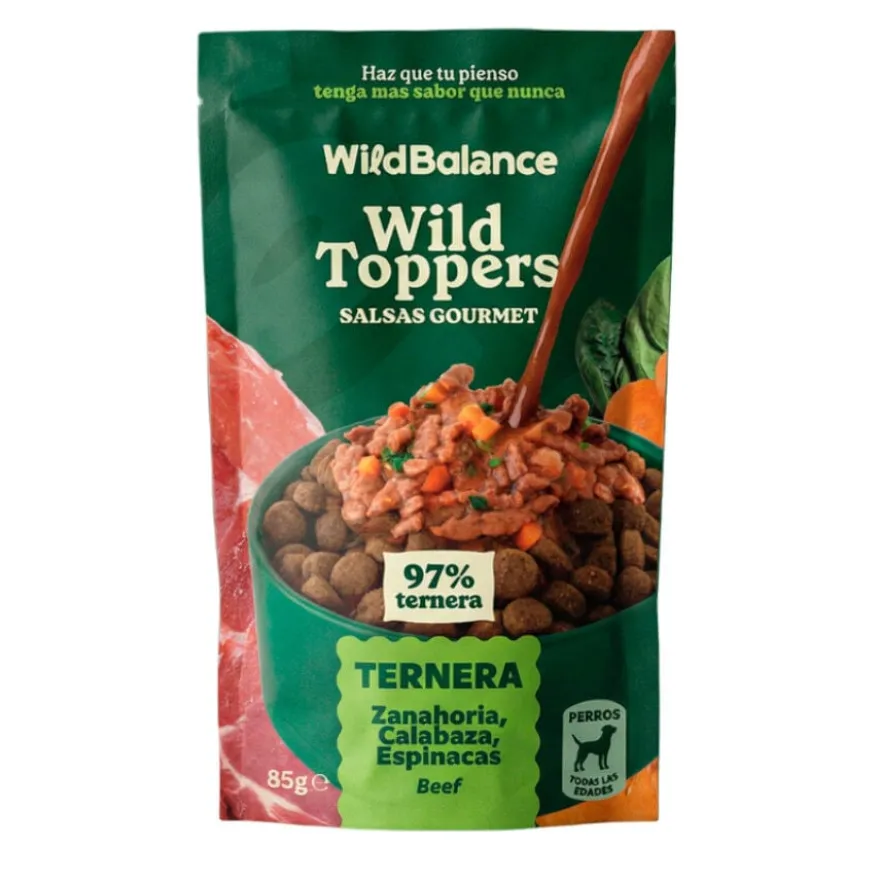 Wild Balance toppers molho de vaca para ração de cães