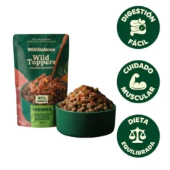Wild Balance toppers molho de vaca para ração de cães