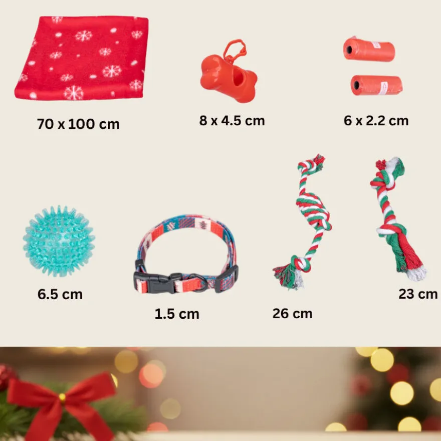 Wonder Christmas Caixa de Brinquedos de Natal para Cães