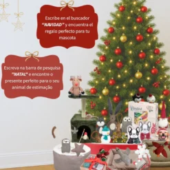 Wonder Christmas Ioga Pai Natal peluche para cães