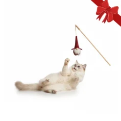 Wonder Christmas Vara com Brinquedo Pai Natal para Gatos