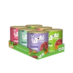 Wow Food Adult lata para cães