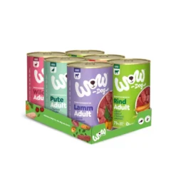 Wow Food Adult lata para cães