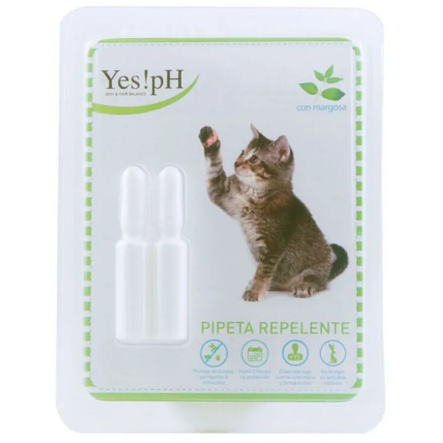 Yes!pH Pipeta repelente de insetos para gatos