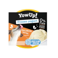 YowUp! Iogurte gelado natural Tártaro de Salmão para cães e gatos