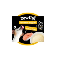YowUp! Iogurte gelado natural Tártaro de Salmão para cães e gatos