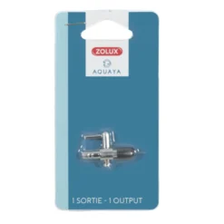 Zolux Aquaya Metal Key com 1 saída de tubo de ar para aquários