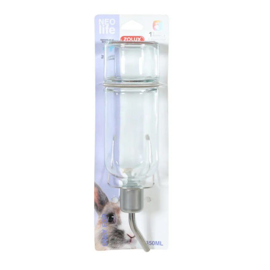 Zolux Neo life Bebedouro de vidro para coelhos e roedores