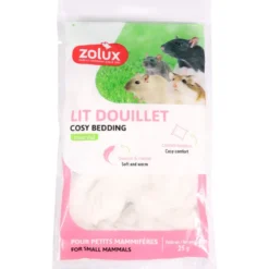 Zolux Soft Bedding Roupa de cama branca para roedores